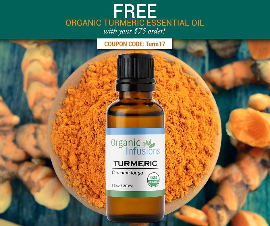 FREE Organic Turmeric Essential Oil